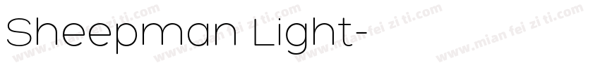 Sheepman Light字体转换